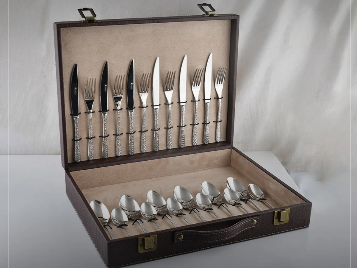 Agam Industries stainless steel cutlery gift box set